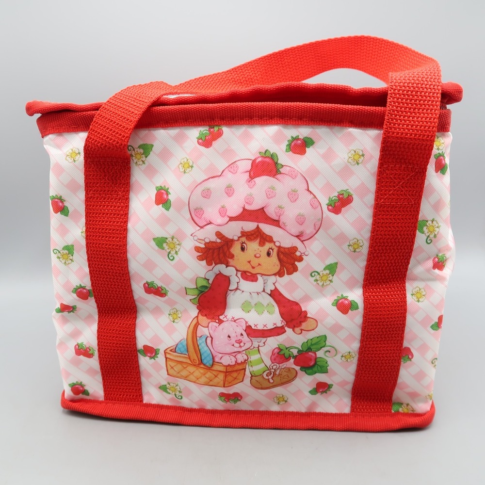 Strawberry Shortcake Cooler Pink Cute Container Thermal Insulated Lunch Bag